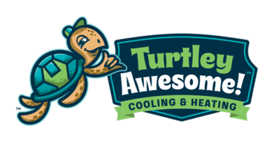 Turtley Awesome Heating & Air Logo