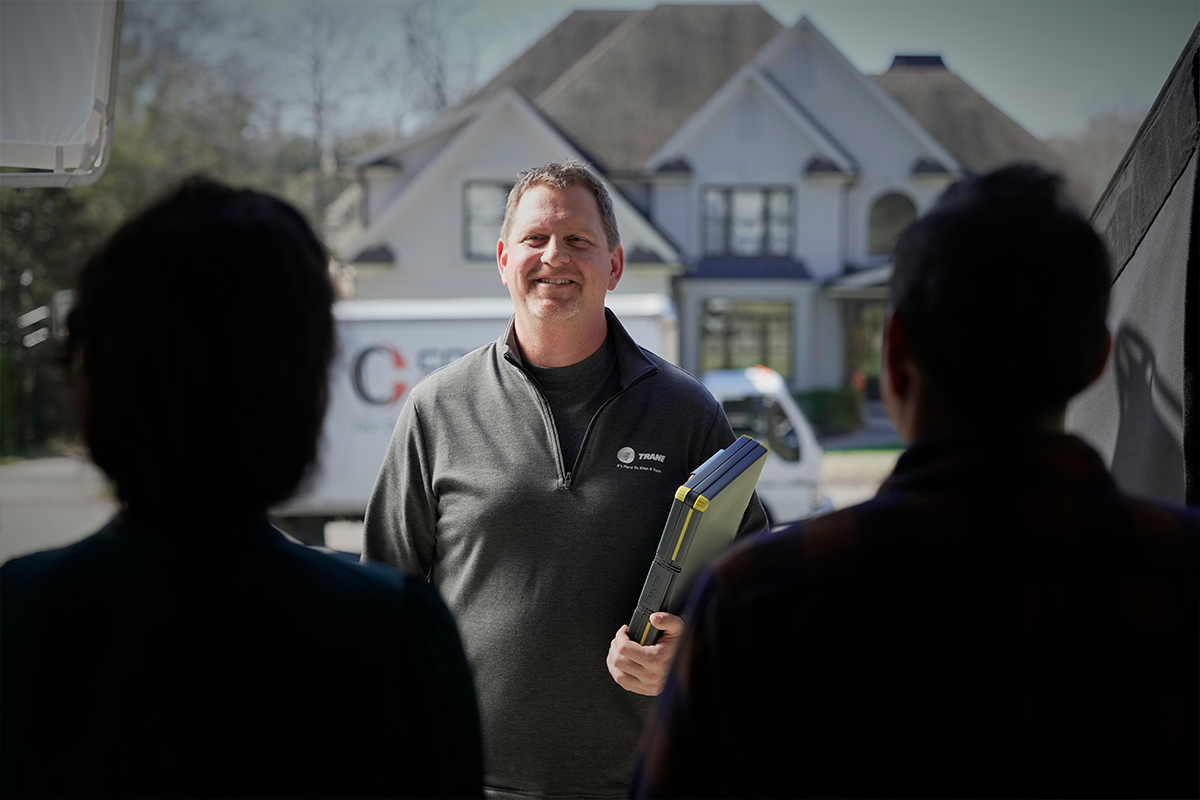 HVAC Service Tech with Family
